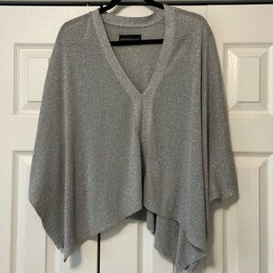 Zadig & Voltaire Silver Bat-Wing Top